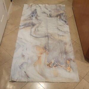 Marble Pattern Shower Curtain